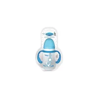 Baby Time BT105 Pipetli Akıtmaz Kulplu 250 ml Alıştırma Bardağı Mavi