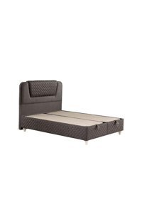 Relax 100x200 cm Başlıklı Sandıklı Tek Kişilik Baza Seti Siyah