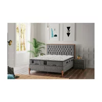 Mobilya Dükkanım Relax 90x200 cm Başlıklı Yataklı Sandıklı Tek Kişilik Baza Seti Gri