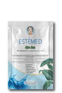 Estemed AFTER SUN Nemlendiricili Kağıt Yüz Maskesi