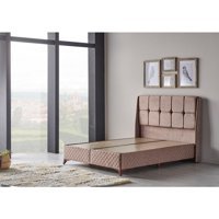 Mobilya Dükkanım Relax Soft 120x200 cm Başlıksız Sandıklı Tek Kişilik Baza Seti Krem