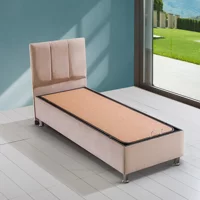 Alf Cyristal Plus 100x200 cm Başlıklı Sandıklı Tek Kişilik Baza Seti Kahverengi