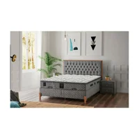 Mobilya Dükkanım Relax 90x190 cm Başlıklı Yataklı Sandıklı Tek Kişilik Baza Seti Gri