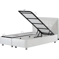 Pony Baza Lidya-Lüks 90x190 cm Başlıklı Sandıklı Tek Kişilik Baza Seti Çok Renkli