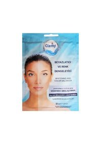 Clemy Beyazlatıcı Ve Renk Dengeleyici Kağıt Yüz Maskesi 32 ml