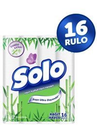 Solo Bambu Katkılı 2 Katlı 16'lı Rulo Kağıt Havlu