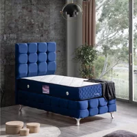 Setay Duke Lüx 90x190 cm Başlıklı Sandıklı Tek Kişilik Baza Seti Lacivert
