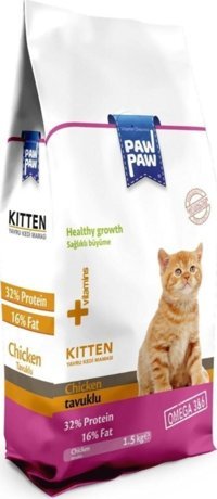 Paw Paw Tavuklu Yavru Kedi Maması 1.5 Kg