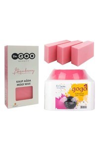 Dr. Goo Beauty 1+1 Kazanlı Ağda Makinesi + Strawberry Kalıp Ağda