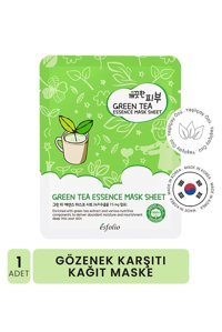 Esfolio Yeşil Çay Nemlendiricili Kağıt Yüz Maskesi