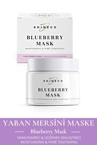 Shineco Blueberry Mask Nemlendiricili Krem Yüz Maskesi 50 ml