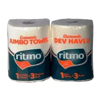 Ritmo Dev 2 Katlı 270 Yaprak 2'li Rulo Kağıt Havlu