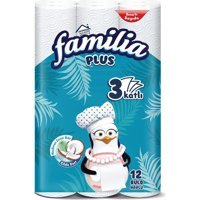 Familia Plus Coconut Özlü Kokulu 3 Katlı 12'li Rulo Kağıt Havlu