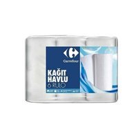 Carrefour 2 Katlı 6'lı Rulo Kağıt Havlu