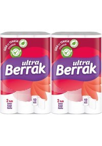 Berrak Ultra 2 Katlı 24'lü Rulo Kağıt Havlu