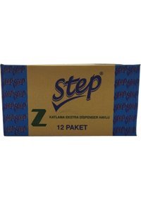 Step Dispenser 2 Katlı 160 Yaprak 12'li Z Katlama Kağıt Havlu