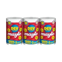 Maylo Dev 2 Katlı 300 Yaprak 3'lü Rulo Kağıt Havlu