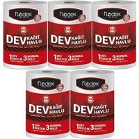 Flodex Dev 2 Katlı 5'li Rulo Kağıt Havlu