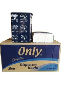 Only Confortline Dispenser 2 Katlı 200 Yaprak 12'li Z Katlama Kağıt Havlu