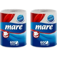 Mare Dev 2 Katlı 600 Yaprak 2'li Rulo Kağıt Havlu