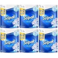 Selpak Dev 3 Katlı 6'lı Rulo Kağıt Havlu