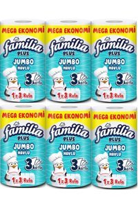 Familia Jumbo 3 Katlı 6'lı Rulo Kağıt Havlu