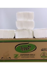 Loppi Dispenser 2 Katlı 12'li Z Katlama Kağıt Havlu