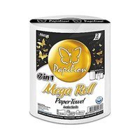 Papilion Mega 2 Katlı 300 Yaprak Tekli Rulo Kağıt Havlu