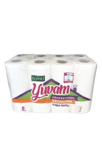 Komili Yuvam 2 Katlı 8'li Rulo Kağıt Havlu
