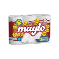 Maylo Süper 3 Katlı 3'lü Rulo Kağıt Havlu