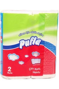 Pufla 2 Katlı 2'li Rulo Kağıt Havlu