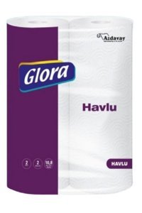 Glora 2 Katlı 90 Yaprak 24'lü Rulo Kağıt Havlu