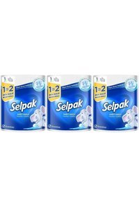 Selpak Dev 3 Katlı 3'lü Rulo Kağıt Havlu
