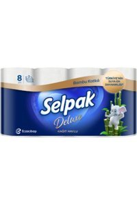 Selpak Deluxe 3 Katlı 8'li Rulo Kağıt Havlu