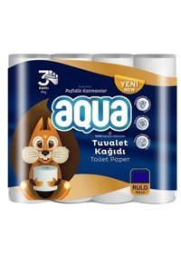 Aqua 2 Katlı 8'li Rulo Kağıt Havlu