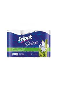 Selpak Deluxe 3 Katlı 6'lı Rulo Kağıt Havlu