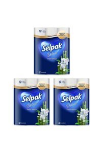 Selpak Deluxe 3 Katlı 36'lı Rulo Kağıt Havlu