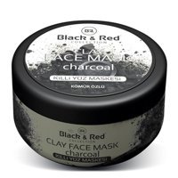 Black & Red Kömür Özlü Killi Nemlendiricili Krem Yüz Maskesi 3x400 gr