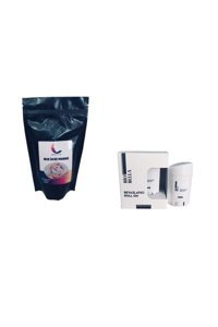 Dermoface Ice Mask Killi Nemlendiricili Soyulabilir Toz Yüz Maskesi 180 gr + Bio Bella Beyazlatıcı Roll On