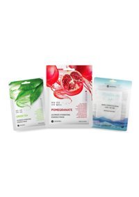 Jkosmec Green Tea-Pomegranate-Solution Hyaluron Nemlendiricili Soyulabilir Kağıt Yüz Maskesi