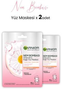Garnier Dinlendirici Nemlendiricili Kağıt Yüz Maskesi 2x28 gr
