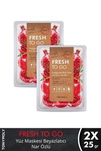 Tonymoly Fresh To Go Nar Kağıt Yüz Maskesi 2 Adet
