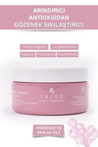 Freez Arındırıcı Antioksidan Pembe Killi Krem Yüz Maskesi 250 ml