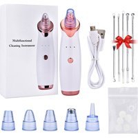 Buyfun Multifunctional Şarjlı Vakumlu Siyah Nokta Temizleme Aleti Beyaz