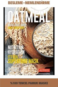 Dermal Yulaf Nemlendiricili Kağıt Yüz Maskesi 25 gr