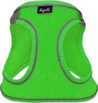 Üç Kilitli Sportif Kedi Köpek Göğüs Tasması 20-24 cm XXX-Small Yeşil
