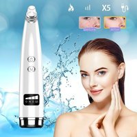 Jarke Elektrikli Led Ekranlı Şarjlı Vakumlu Siyah Nokta Temizleme Aleti Beyaz