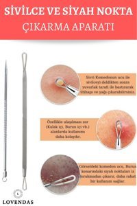 Lovendas A1 Siyah Nokta Temizleme Aleti Gümüş