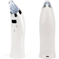 Jessieyou Mall Mini Led Ekranlı Şarjlı Vakumlu Siyah Nokta Temizleme Aleti Beyaz