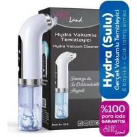 Sheland Hydra Led Ekranlı Buharlı Şarjlı Vakumlu Siyah Nokta Temizleme Aleti Beyaz